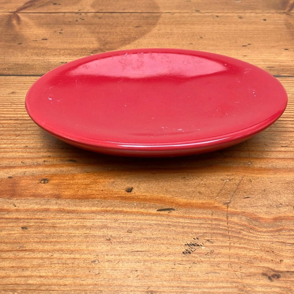 Vintage Red Soap Dish